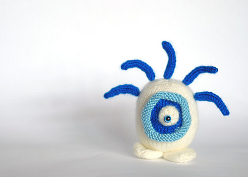 Blue eye sweet and funny monster photo 4