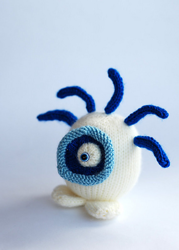 Blue eye sweet and funny monster photo 5