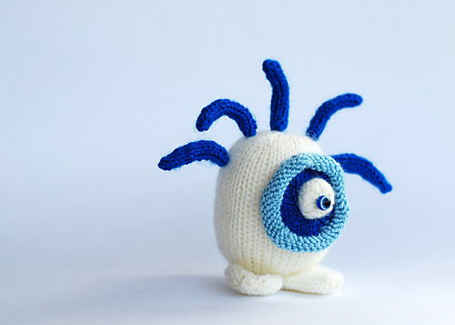 Blue eye sweet and funny monster photo 1