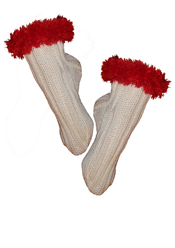 Ravelry: Santa’s Socks pattern by Audrey Wilson