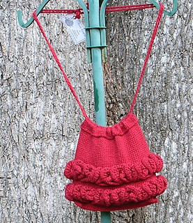 Ravelry: designitknitit's Double Ruffle Handbag