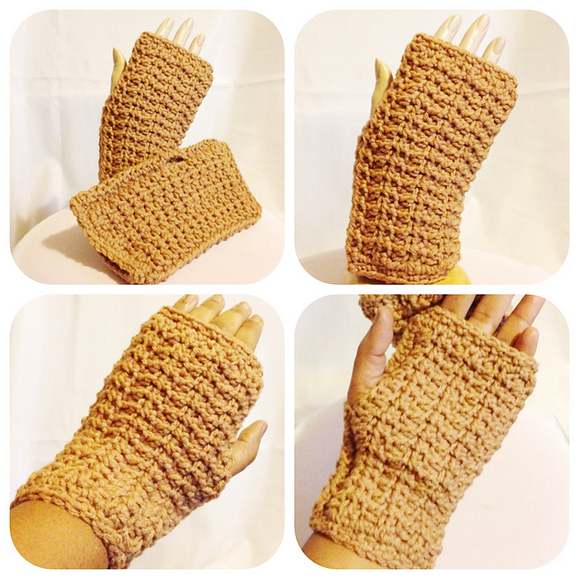 Ravelry Fingerless Mittens pattern by Zuleika Lambe