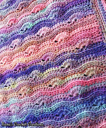 "Mini Cockleshells" Baby Blanket