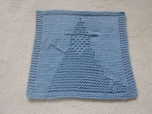 Simple Witch Dishcloth photo 1