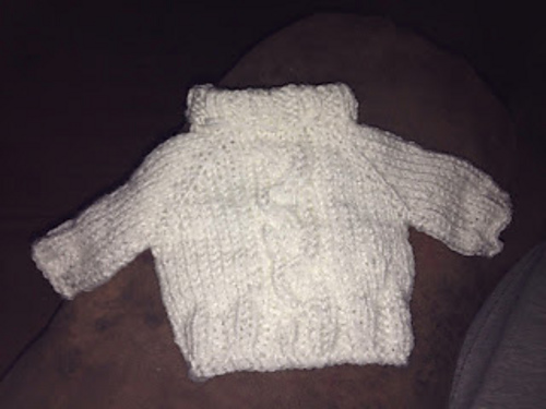 Cabled Doll Sweater photo 2
