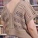Summer Air conditioning V-neck pattern