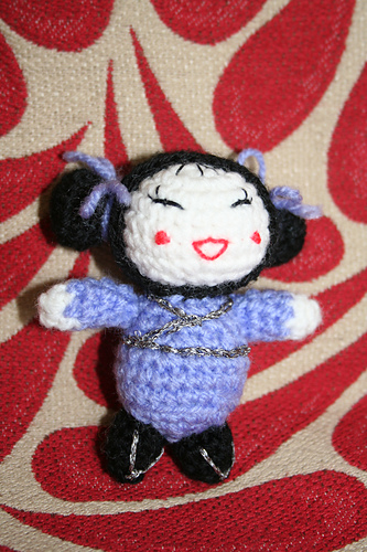Amigurumi little Geisha photo 4
