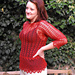 Pullover / sweater *FloweryLines* pattern 