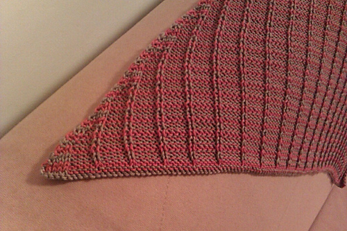 Goldfish triangle scarf photo 3