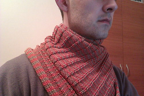 Goldfish triangle scarf photo 4
