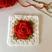 Cottage Garden Rose Square pattern