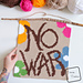 No War Wall Hanging pattern 