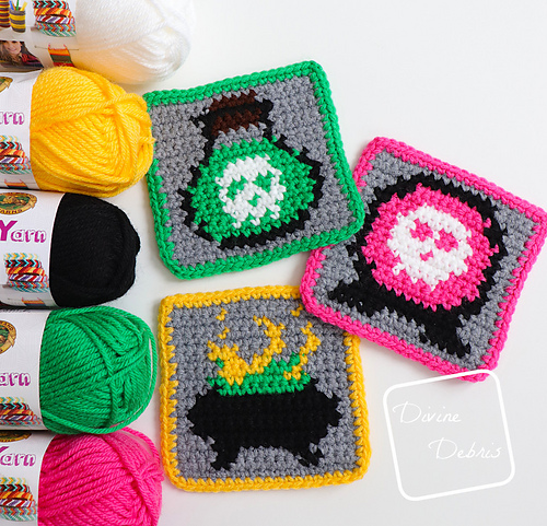 Cute Witch Squares