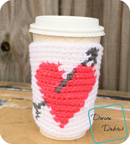Tapestry Heart Mug Cozy photo 2