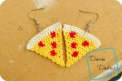 Pizza Applique and Earrings Duo photo 2