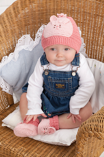 Bunny Hat & Booties (Booties) photo 4