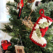 Crocheted Christmas tree ornament