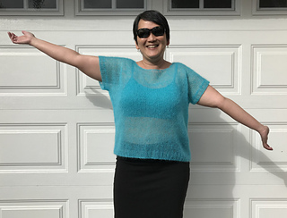 Size 3 - 8” of ease; knit one inch longer than pattern