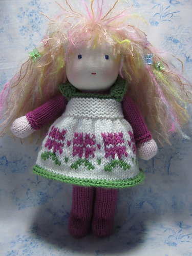 Waldorf Doll with knit body photo 1