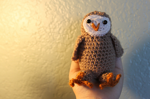 Crocheted Barn Owl photo 1