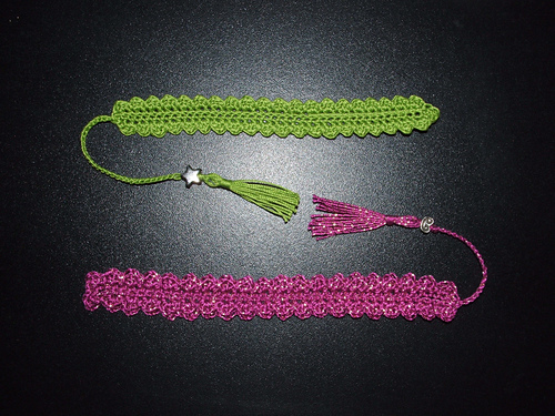 Crocheted Shell Bookmark photo 11