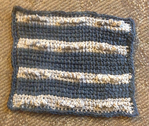 Modern Tunisian Dishcloth photo 2