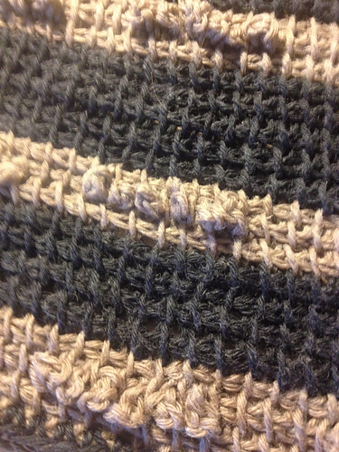 Modern Tunisian Dishcloth photo 1