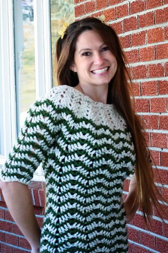 Dori Chevron Stripe Sweater