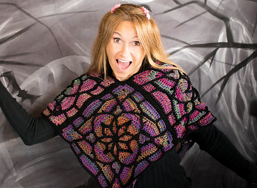 トップス son of the cheese stained glass knit stained_glass_poncho_11-
