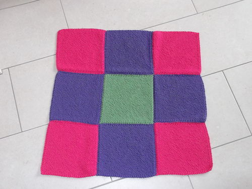 Blanket Square Diagonal Garter Stitch photo 3
