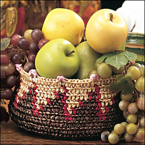 Ravelry Raffia Basket pattern by Maggie Petsch Chasalow