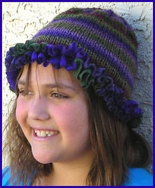 Ravelry Ruffle Hat for Kids pattern by Barbara Breiter