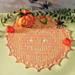 Halloween Deckchen pattern 