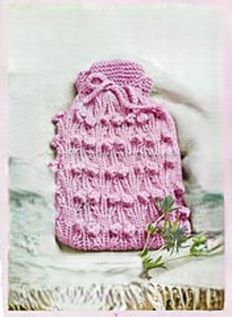 Holly Berries Hot Water Bottle Cover