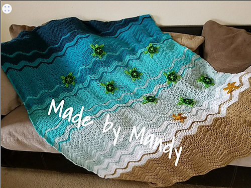 Baby Sea Turtle Blanket Throw