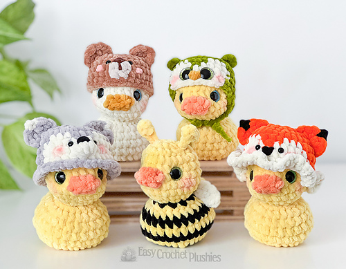 Mini Rubber Duck Forest Hats