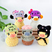 Mini Rubber Duck Halloween Hats pattern