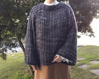 Sample 2: size 3, Knoop yarn, as written