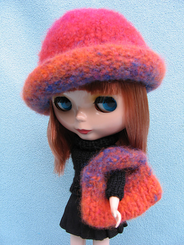 Blythe Felted Hat & Tote Bag photo 1