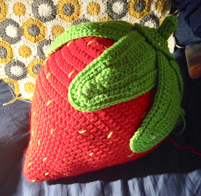 strawberry cushion