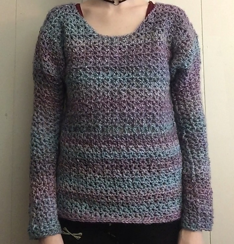 U neck option and straight bottom/sleeves options