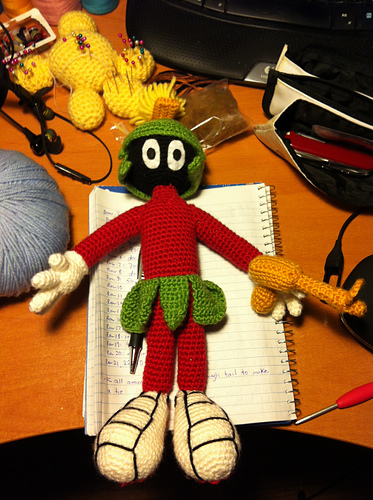 Marvin the Martian Amigurumi photo 6