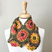 Fall Flowers Cowl pattern 