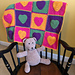 Bright Hearts Baby Blanket pattern 