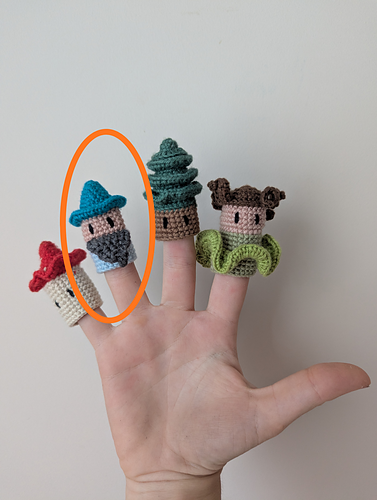 Basoa - Wizard finger puppet