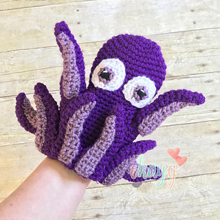 octopus hand puppet