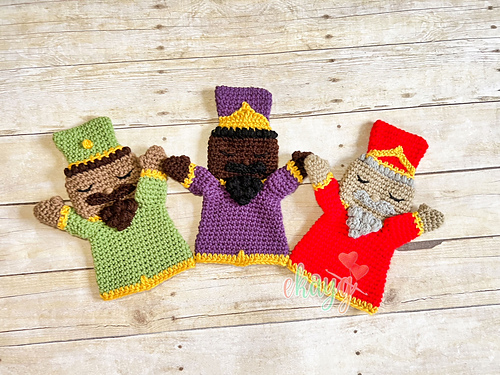 Ravelry: Three Kings Hand Puppet pattern by Erin Greene