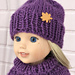 Beanie for 14-inch doll pattern 