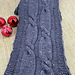 Running Cables Scarf pattern 