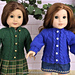 Cable Cardigan for 18-inch Doll pattern